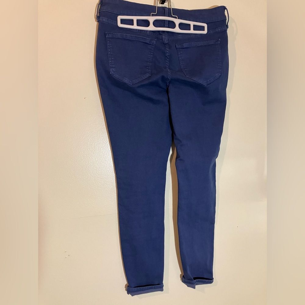 Old Navy rockstar, periwinkle, skinny, mid rise, excellent condition, size 10 - Picture 6 of 6